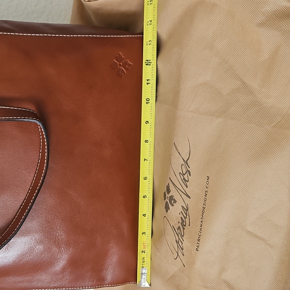 NWT Patricia Nash Brown Leather Viana Tanned Tote Bag Purse - Picture 7 of 15